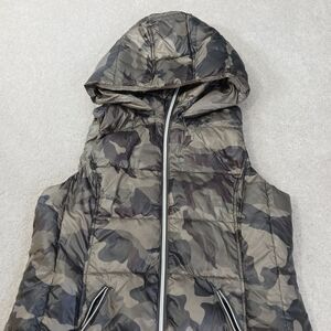 Camouflage Hooded Women's Vest Lightweight Size Medium